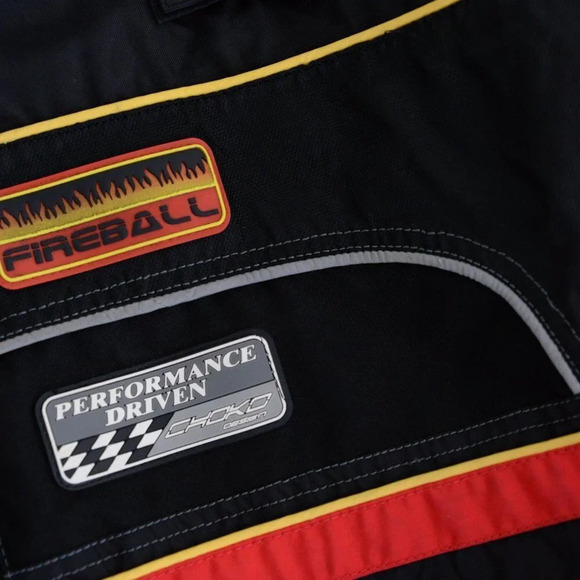 Vintage Choko Designs Black & Red with Thermolite Performance "Fireball"  Jacket - Picture 11 of 13